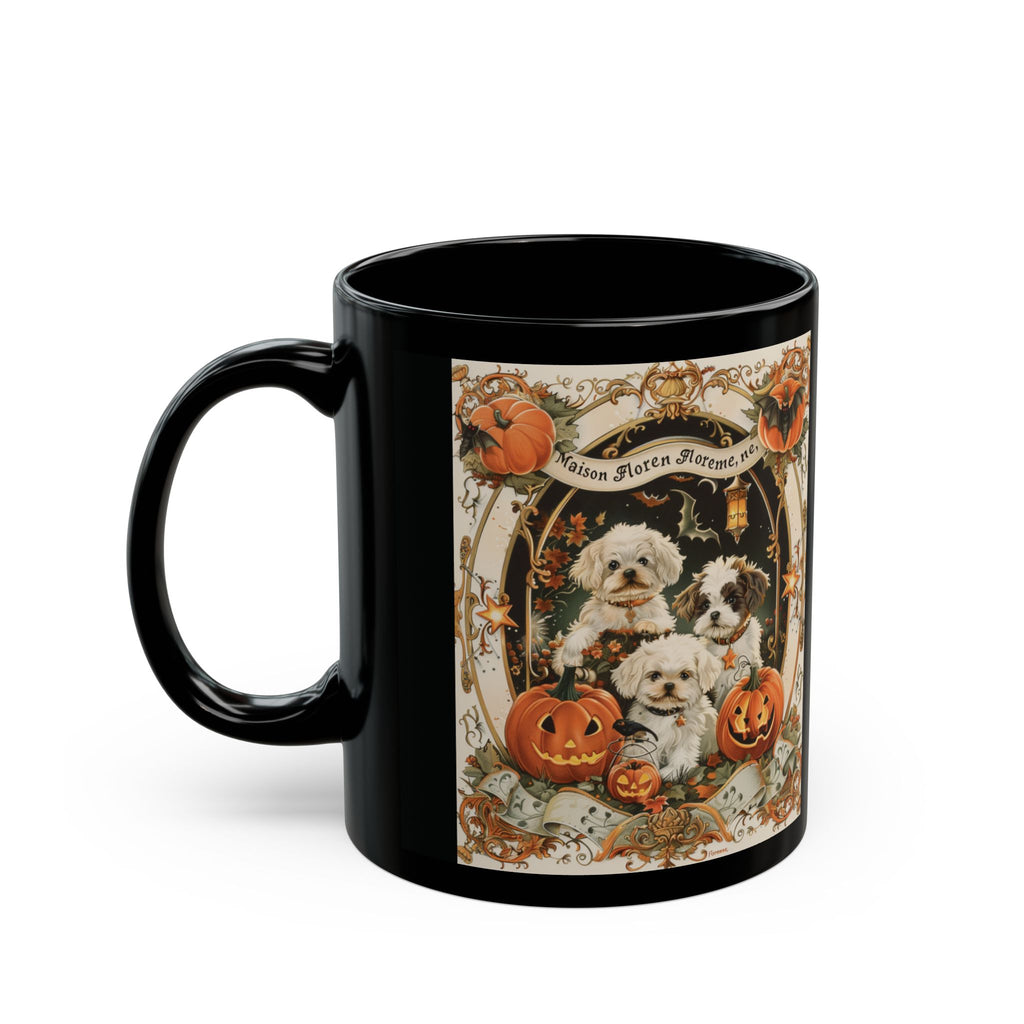 Halloween Pet Lovers Mug - Cute Dog Design, Coffee Cup for Fall, Gift for Dog Owners, Spooky Season Decor