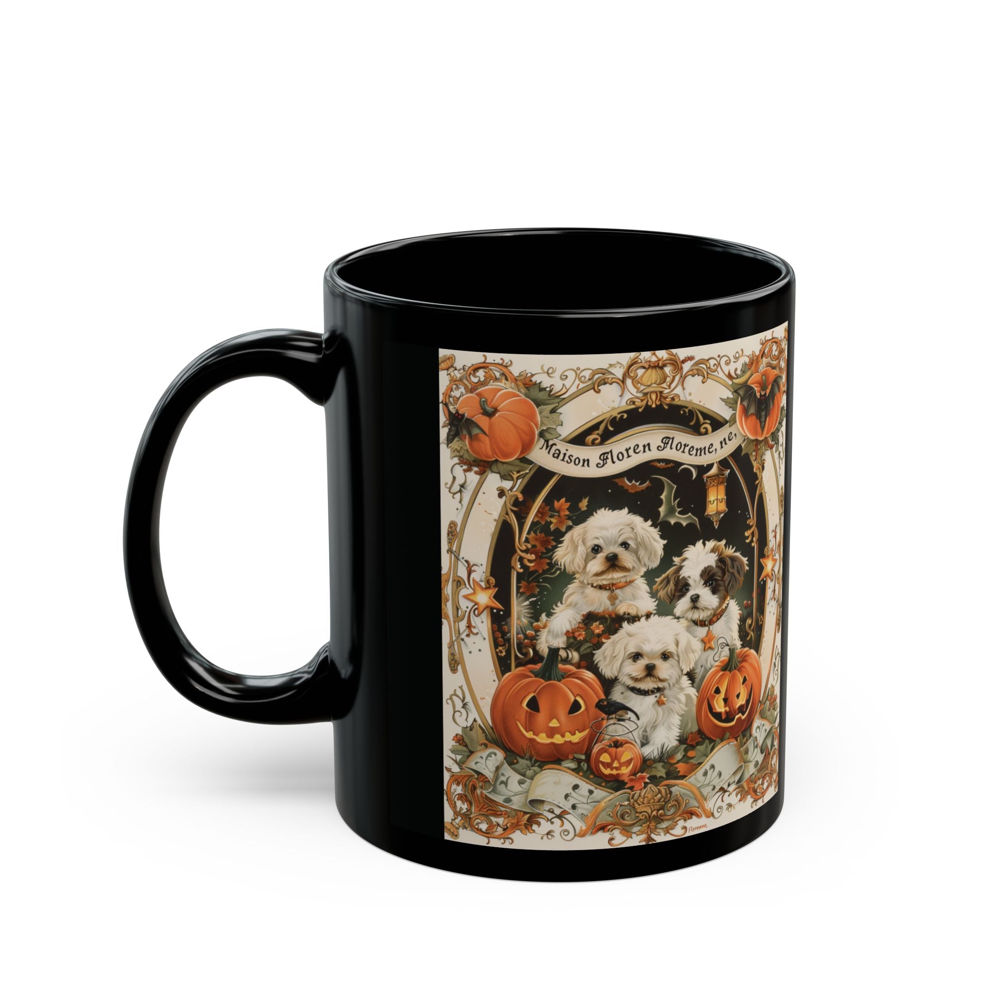 Halloween Pet Lovers Mug - Cute Dog Design, Coffee Cup for Fall, Gift for Dog Owners, Spooky Season Decor