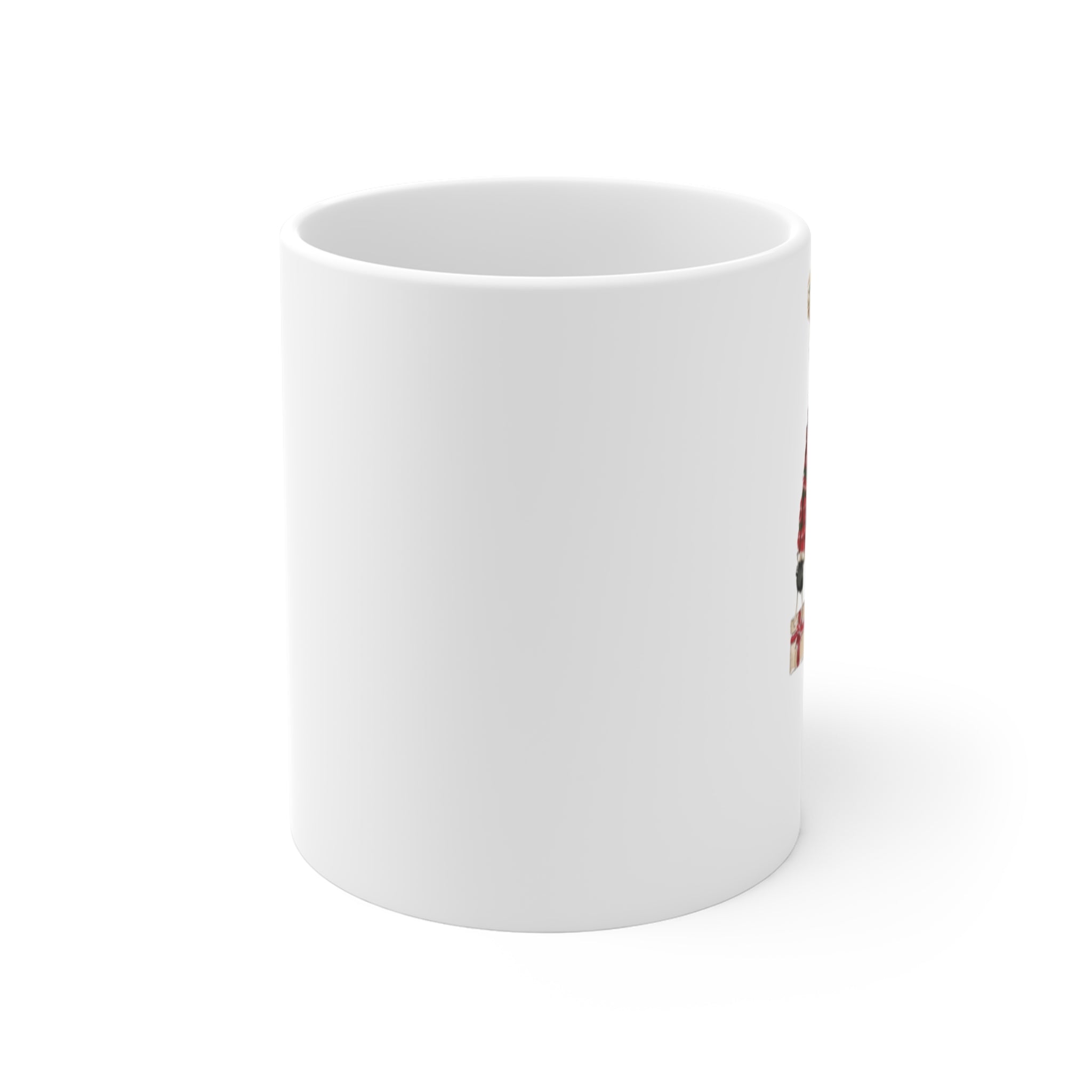 Personalized Holiday Teddy Bear Mug – Maison Florenne™ Festive Gift Edition