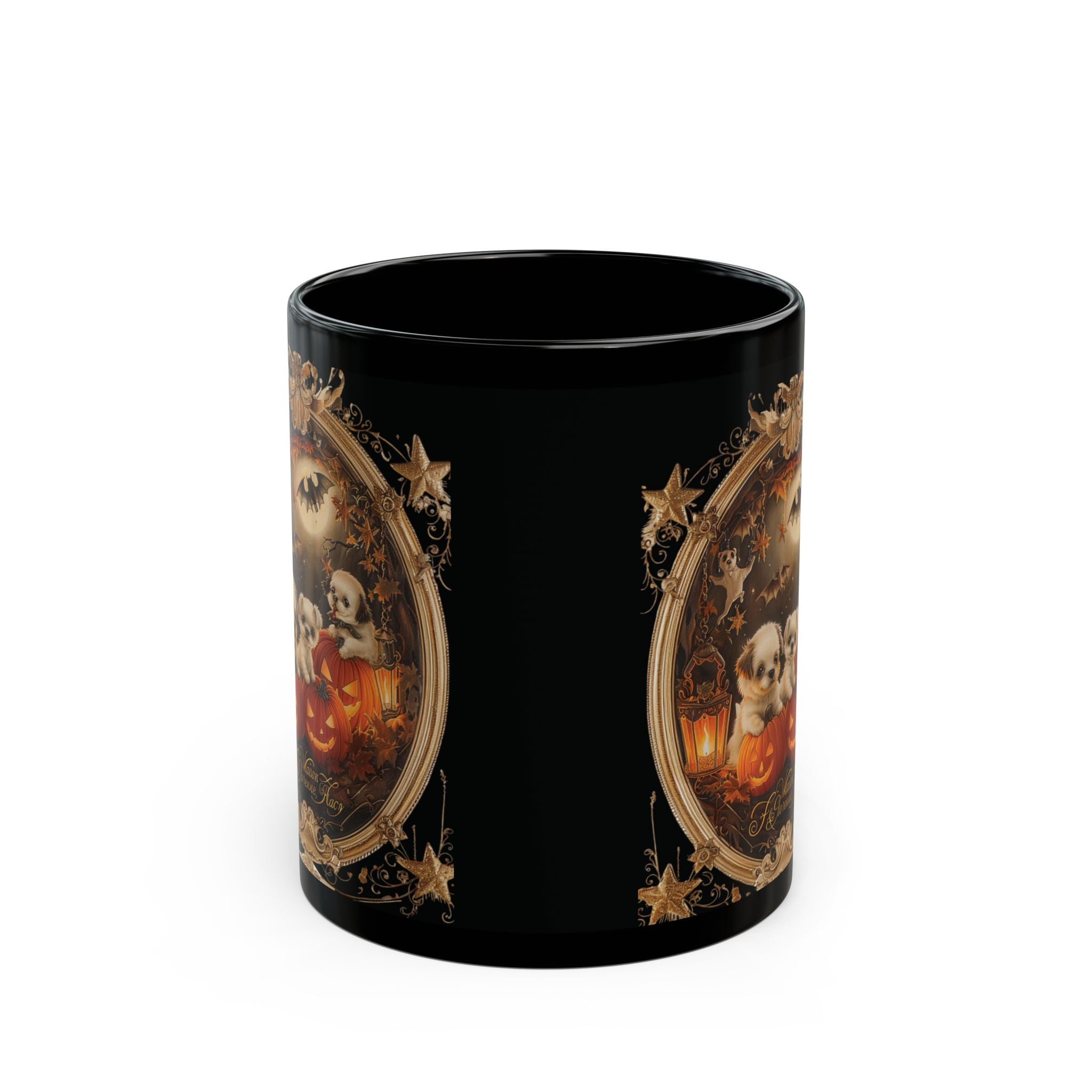 Halloween Pet Lovers Mug - Cute Dog Design, Coffee Cup for Fall, Gift for Dog Owners, Spooky Season Decor