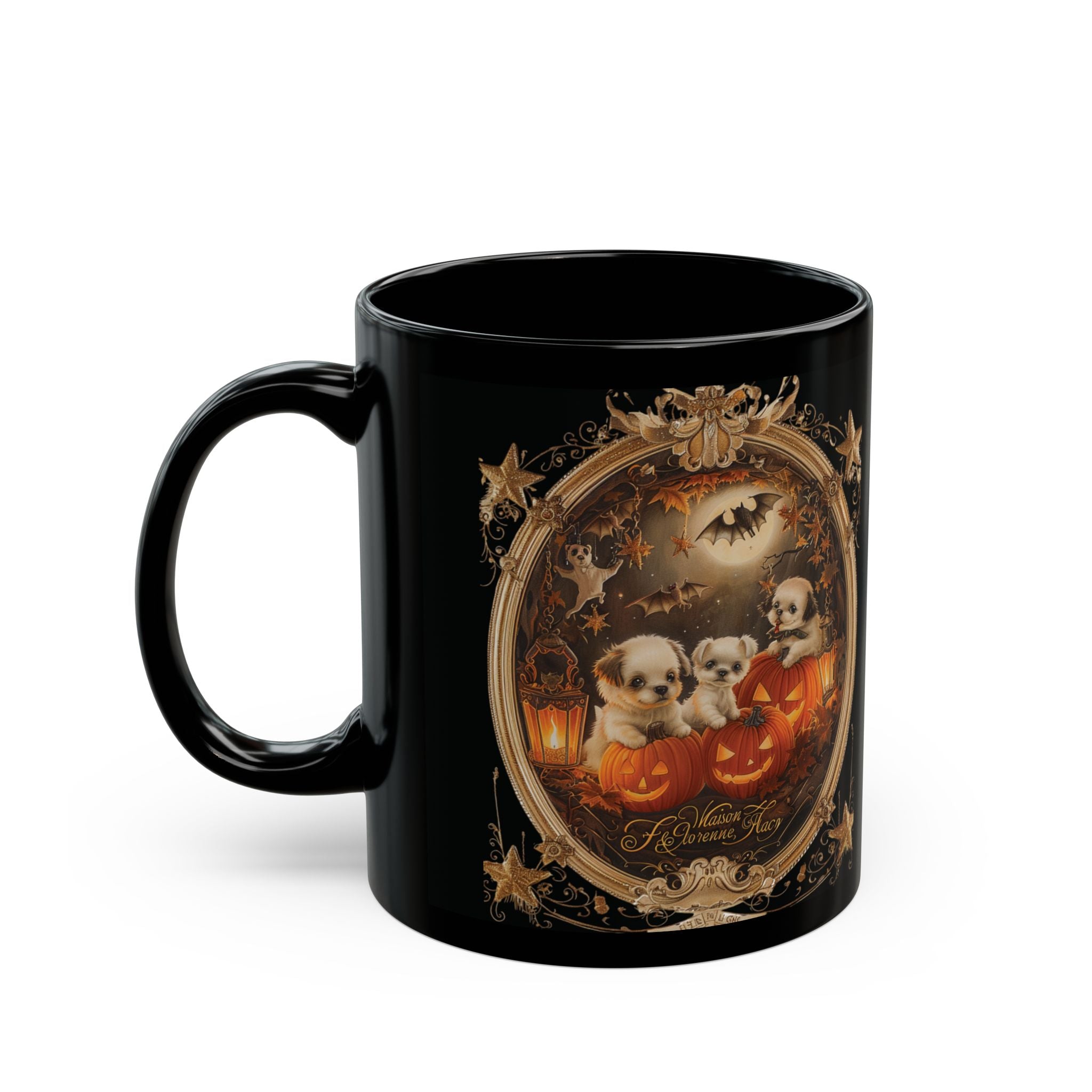 Halloween Pet Lovers Mug - Cute Dog Design, Coffee Cup for Fall, Gift for Dog Owners, Spooky Season Decor