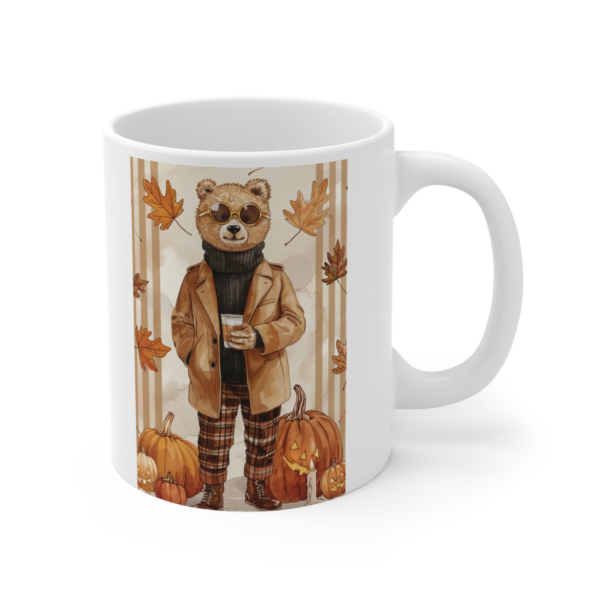 Holiday Teddy Bear Mug – Maison Florenne™ Festive Gift Edition