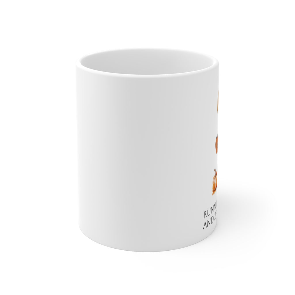 Running on Caffeine & Zero Patience Mug – Maison Florenne™ Sassy Fall Pup Edition
