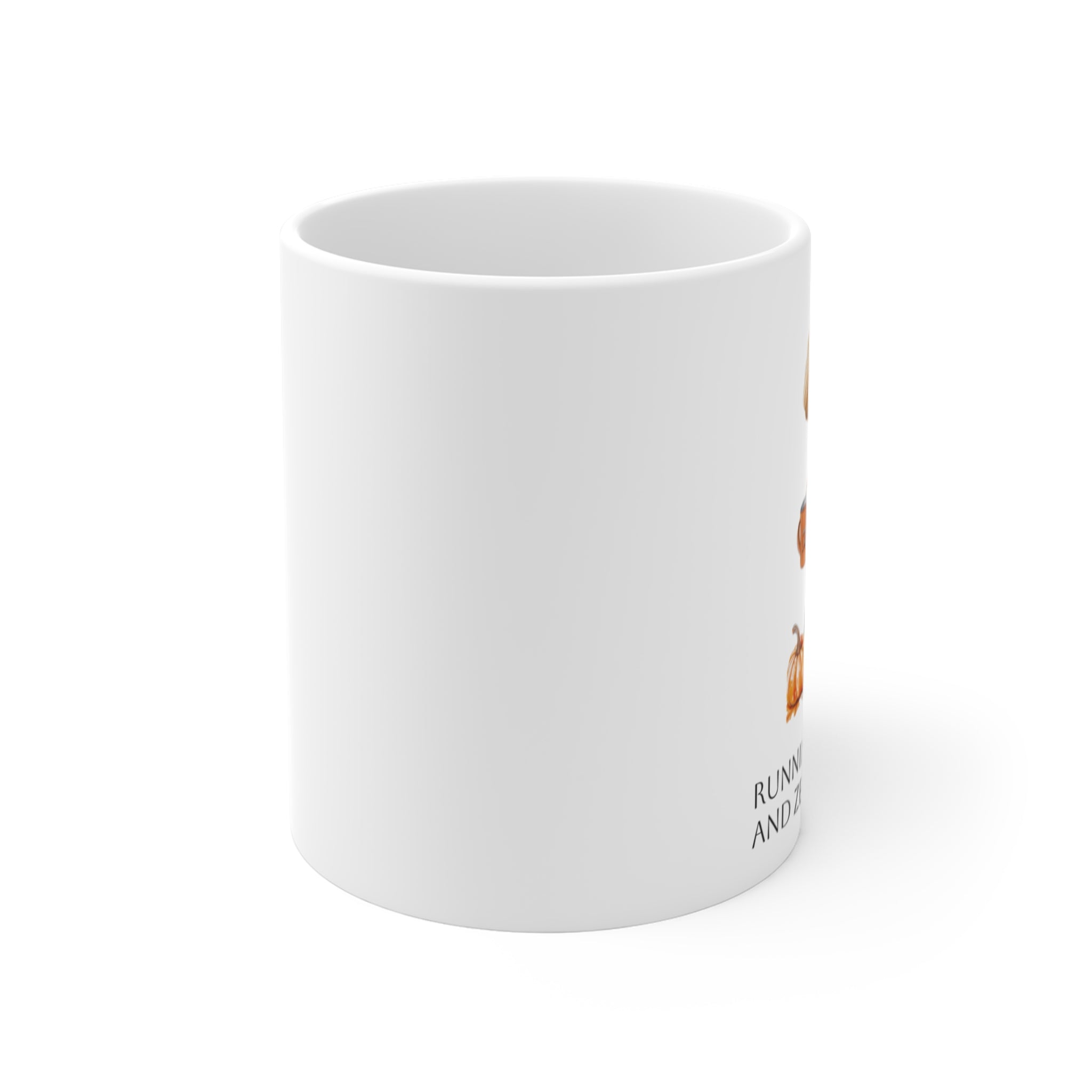 Running on Caffeine & Zero Patience Mug – Maison Florenne™ Sassy Fall Pup Edition