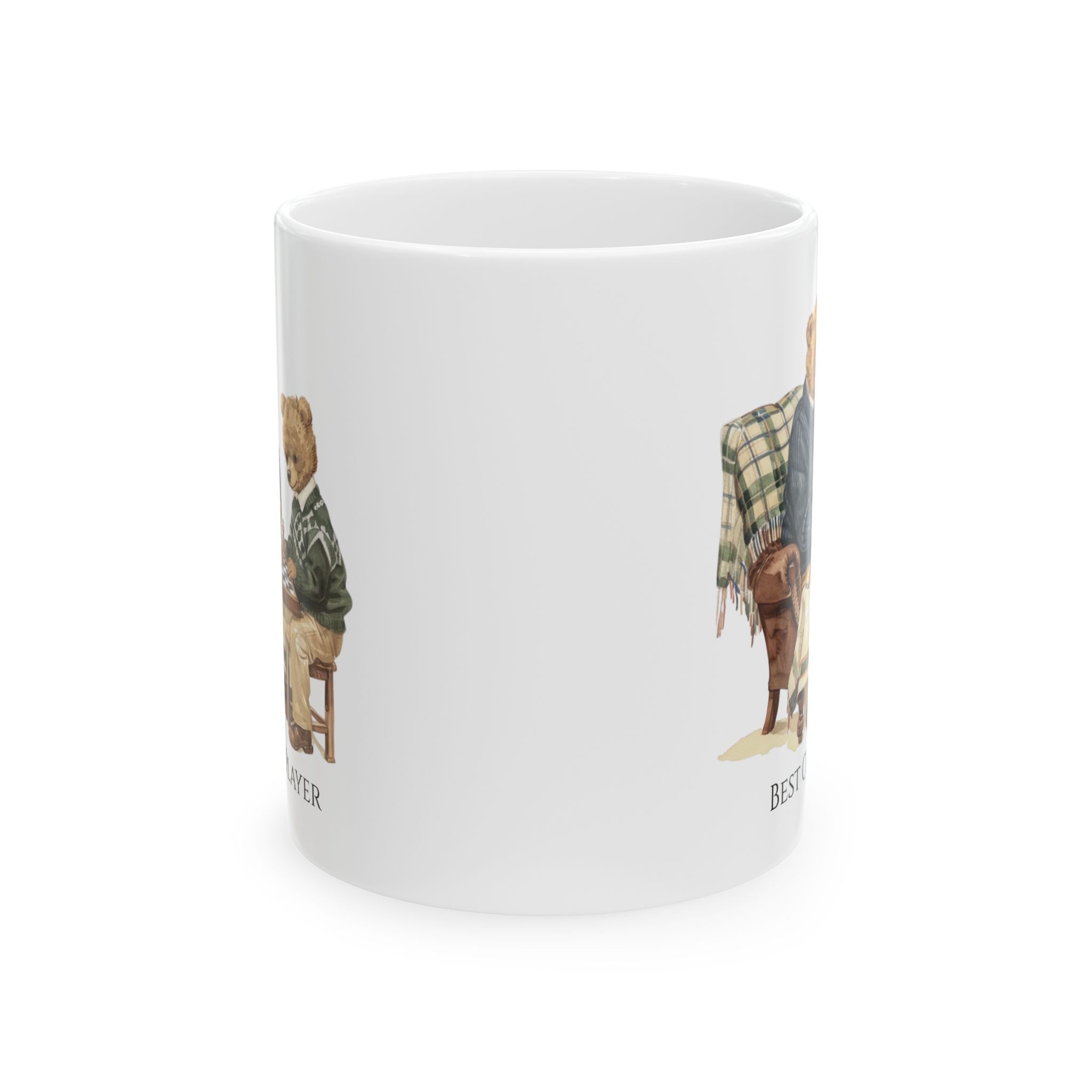 Best Chess Player Bear Mug – Cozy Father & Son Chess Gift