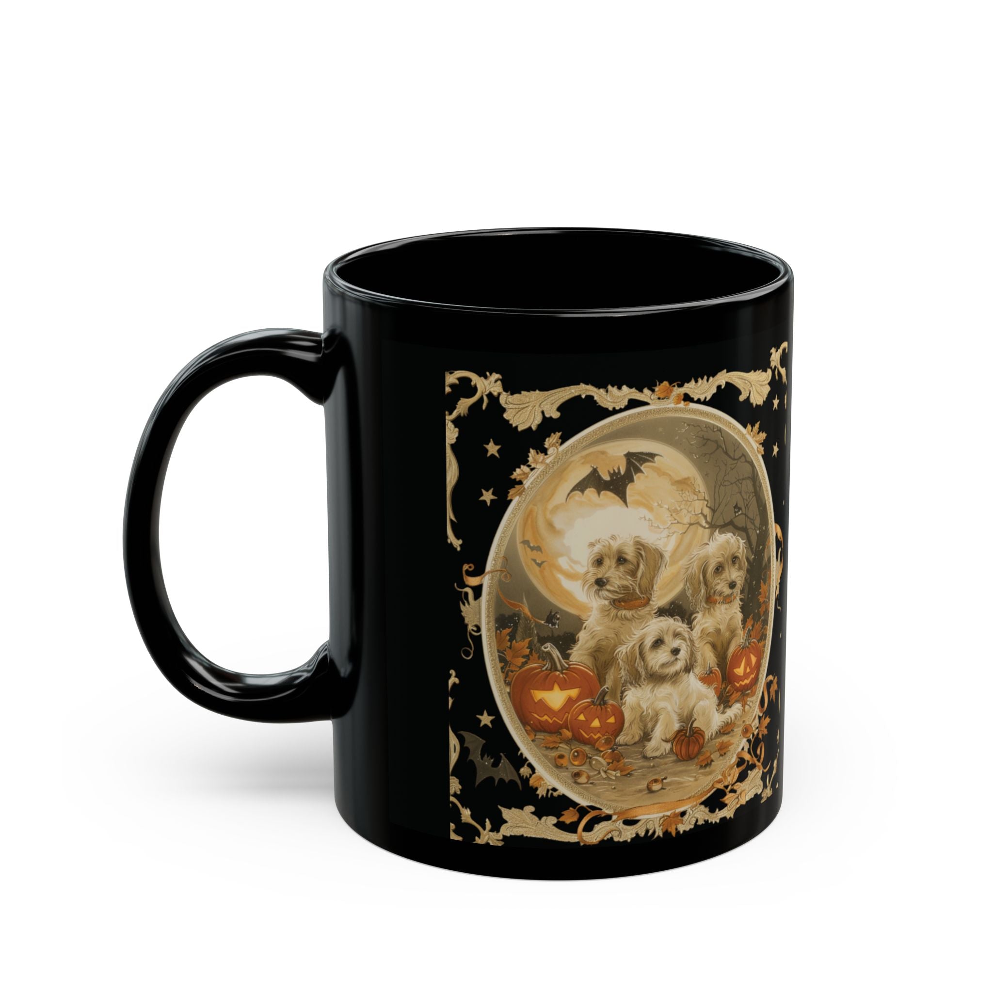 Halloween Pet Lovers Mug - Cute Dog Design, Coffee Cup for Fall, Gift for Dog Owners, Spooky Season Decor