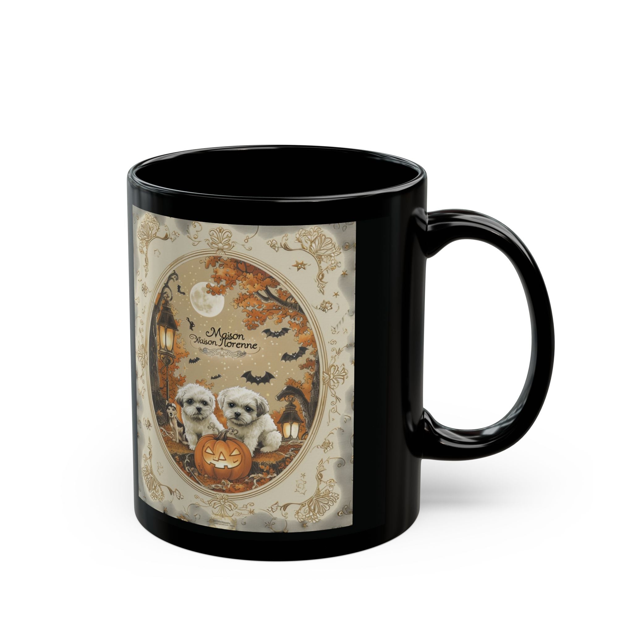 Halloween Pet Lovers Mug - Cute Dog Design, Coffee Cup for Fall, Gift for Dog Owners, Spooky Season Decor